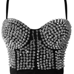 women waist training corset Studded Gem Sequin Rivet