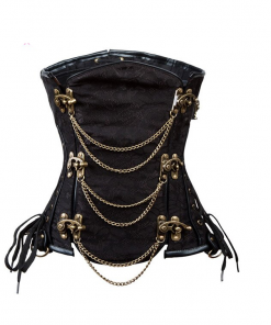 Full Steel Boned Steampunk Gothic Corset