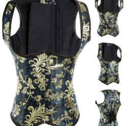 Alternative view of Black Embroidery Corselet Underbust Corset