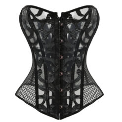 Women Overbust Hollow Design Boned Corset