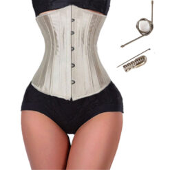 Steel-Boned-Corset-Top-Waist-Training-Cincher-Lace-up-Corsets-Bustier-Black-Body-Shaper-Plus-Size-5