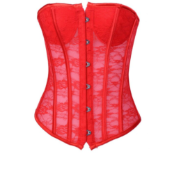 Women Lace Overbust Corset Waist Shaper