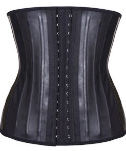 25 Steel Boned Women Latex Waist Trainer