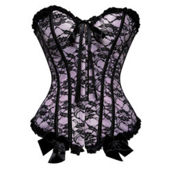 Overbust Corset Lace Waist Training Corset
